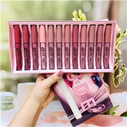 Набор губных помад Huda Beauty New Nude, 12 штук