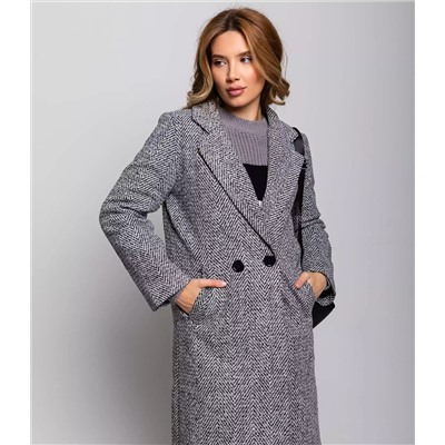 Пальто #КТ2215 (1), серый