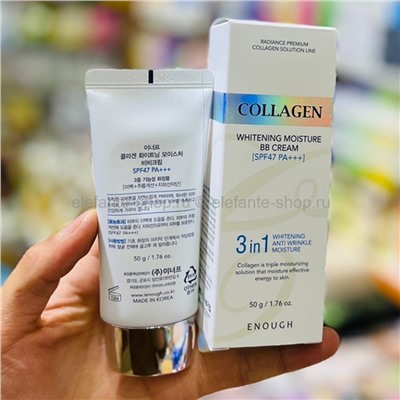 Увлажняющий BB крем с коллагеном Enough Collagen 3in1 Whitening Moisture BB Cream SPF47 PA+++ 50g (125)