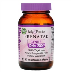 Bluebonnet Nutrition, Early Promise Prenatal, Gentle DHA, 200 mg, 60 Vegetarian Softgels