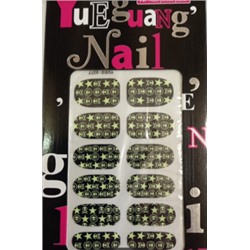 Наклейки для ногтей Yueguang Nail polish звёздочки