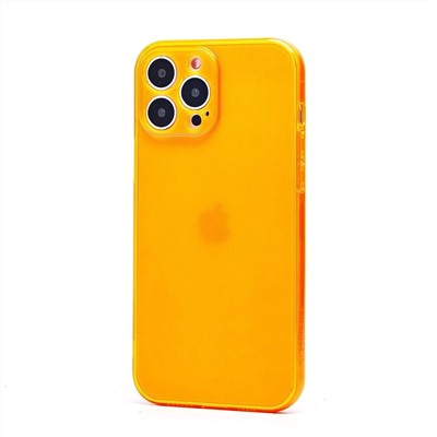 Чехол-накладка - SC344 для "Apple iPhone 13 Pro Max" (transparent/orange) (232032)