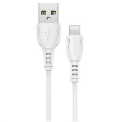 Кабель USB - Apple lightning Borofone BX51  100см 2,4A  (white)