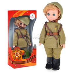 Кукла Пехотинец с каской 30 см