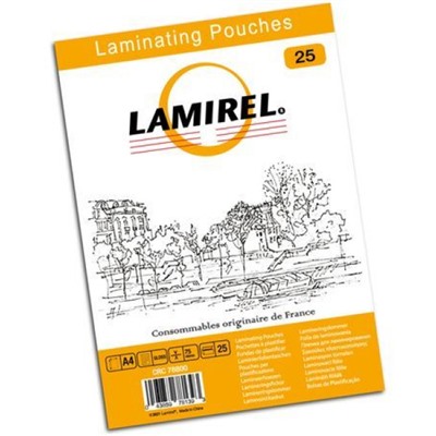 Пленка для ламинирования А4 25 шт  75мкм LA-78800 Lamirel