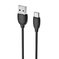 Кабель USB - Type-C Borofone BX19 20W 100см 3A  (black)