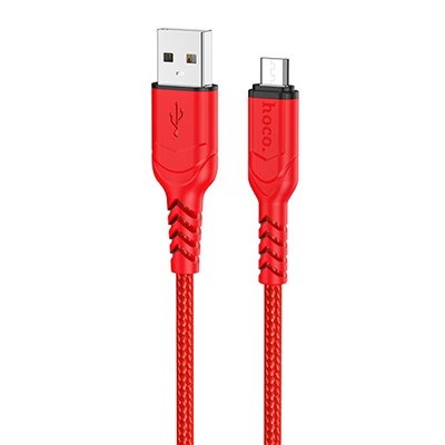 Кабель USB - micro USB Hoco X59 Victory PD  100см 2,4A  (red)