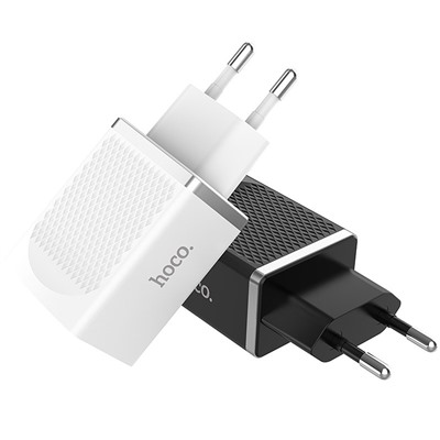 Адаптер Сетевой Hoco C42A QC3.0 (повр. уп.) USB 3A/18W (white)