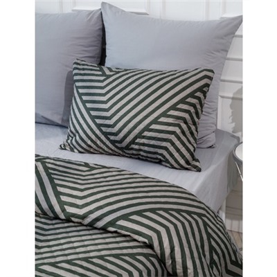 Чехол декоративный для подушки с молнией, ультрастеп 5953-2B/2 50/70 см