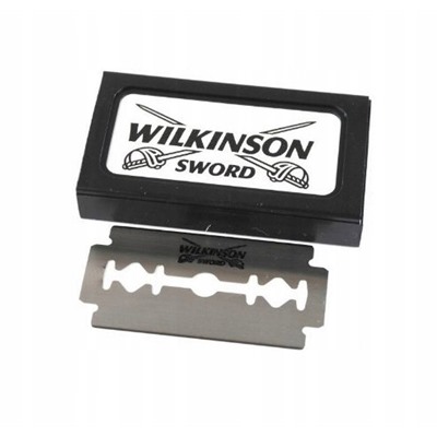 Лезвия для бритья классические двусторонние Wilkinson Sword 5шт. (20X5шт. =100 лезвий) в картонном блоке (Pillar Box.)
