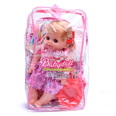 Кукла "Милана" с аксессуарами, в рюкзаке