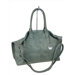 Женская сумка из искусственной кожи, цвет оливковый
