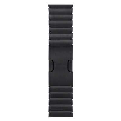 Ремешок - ApW34 металл блочный на застежке Apple Watch 38/40/41 mm (black)