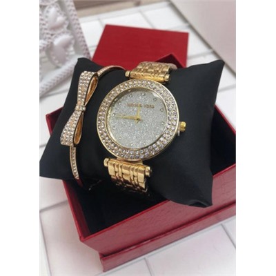 Подарочный набор для женщин часы, браслет + коробка #21177589