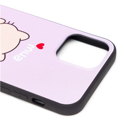 Чехол-накладка - SC185 для "Apple iPhone 12/iPhone 12 Pro" .. (019) (light pink)