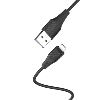 Кабель USB - Apple lightning Hoco X32 Excellent  100см 2A  (black)