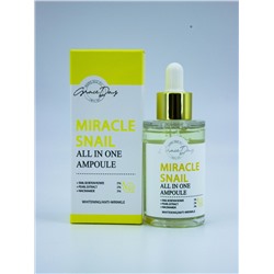 GRACE DAY - СЫВОРОТКА ДЛЯ ЛИЦА С МУЦИНОМ УЛИТКИ MIRACLE SNAIL ALL IN ONE AMPOULE, 50 МЛ.