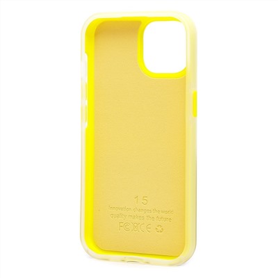 Чехол-накладка - SC346 для "Apple iPhone 15" (yellow) (232462)