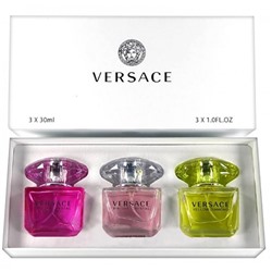 Парфюмерный набор Versace Miniatures Collection For Women 3 в 1