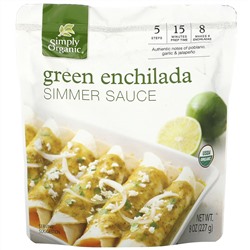 Simply Organic, Органический соус для приготовления зеленых энчиладас, 227 г