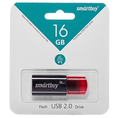 Флэш накопитель USB 16 Гб Smart Buy Click (black)