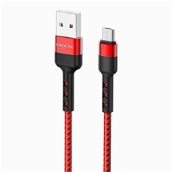 Кабель USB - micro USB Borofone BX34 Advantage (red)