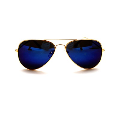 Солнцезащитные женские  - 3025 золото синий