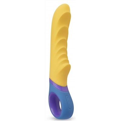 Желтый вибромассажер Tone G-Spot Vibrator - 23 см.