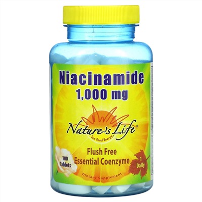 Nature's Life, Niacinamide, 1,000 mg, 100 Tablets