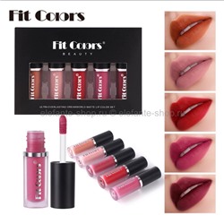 Набор матовых помад Fit Colors Matte Lip Set (106)