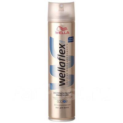 Лак для волос Wella Wellaflex №4/ Exrta Stark Экстрасильной фиксации,250 мл