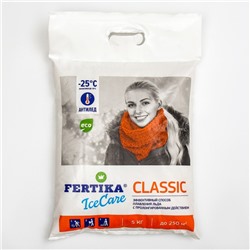 Противогололёдный реагент Fertika IceCare Classic,  -25С    5 кг