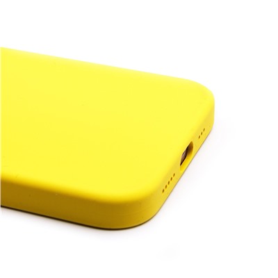 Чехол-накладка ORG Silicone Case SafeMag с анимацией для "Apple iPhone 13" (lemon zest)