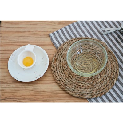 Разделитель для яиц с фиксатором Доляна, 11×7,5×3,5 см, цвет белый