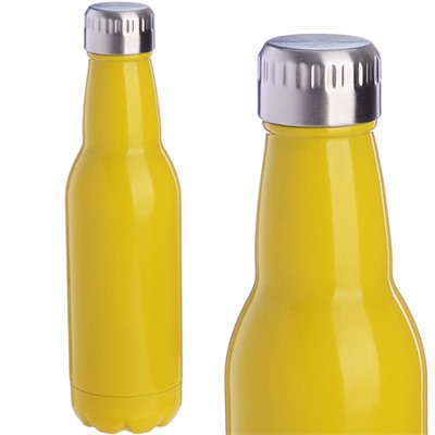 77020-5 Термобутылка 500мл. Drink, желтая (х20)