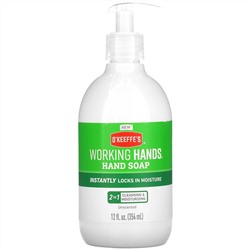 O'Keeffe's, Working Hands Hand Soap, Unscented, 12 fl oz (354 ml)