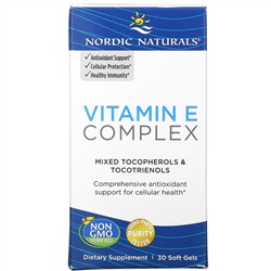 Nordic Naturals, Vitamin E Complex, 30 Soft Gels
