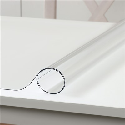 Покрытие на стол Great-Way «Гибкое стекло», с тиснением, толщина 0,8 мм, 70х90 см