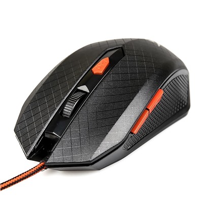 Мышь оптическая Nakatomi Gaming mouse MOG-08U (black) игровая (повр.уп) (black)