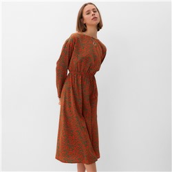 Платье женское MINAKU: Silk pleasure цвет оранжевый, размер 44