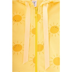 Куртка для девочки Crockid К 301728 солнечный, солнышки-смайлики к1284