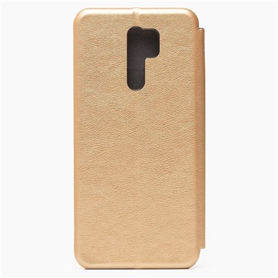 Чехол-книжка - BC002 для "Xiaomi Redmi 9" (gold) откр.вбок