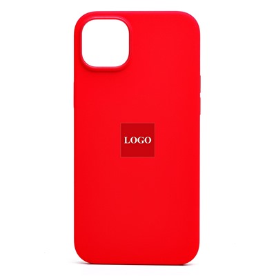 Чехол-накладка ORG Silicone Case SafeMag с анимацией для "Apple iPhone 14 Plus" (product red)