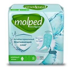 Прокладки гигиенические Molped Antibacterial Normal 8 шт