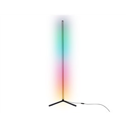 Светильник светодиодный напольный RGB с пультом FL8027 BK черный LED 20W RGB D32*1650 (ПДУ РАДИО 2.4G)