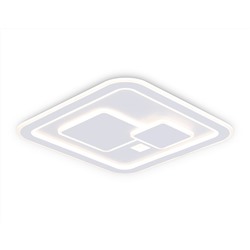 Настенно-потолочный светодиодный светильник с пультом FA7712 WH белый 3000K-6400K 99W 480*480*60 (ПДУ РАДИО 2.4G)