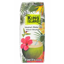 100% Кокосовая вода без сахара King Island, 250 мл
