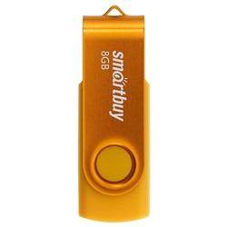 Флэш накопитель USB  8 Гб Smart Buy Twist (yellow)