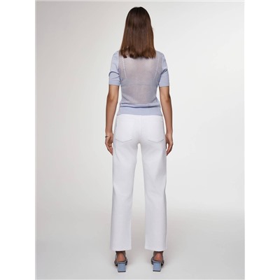 Классические CONTE CON-613 Классические белые джинсы прямого кроя