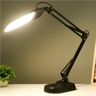 Настольная лампа "Степ" LED 5Вт 4000К черный 22,5х8х60см RISALUX